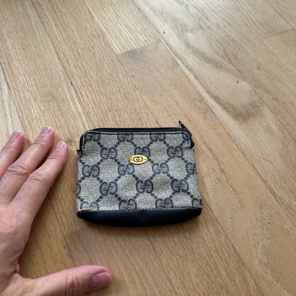Gucci Black Leather Pouch